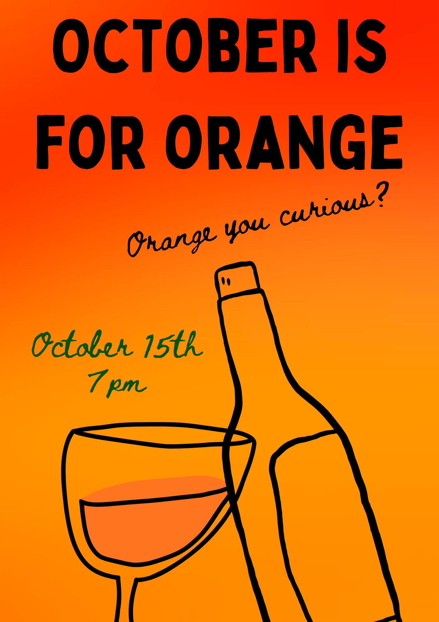 Orange Wines - October 15th - 7pm